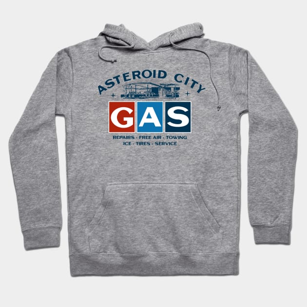 Asteroid City Gas Hoodie by PopCultureShirts